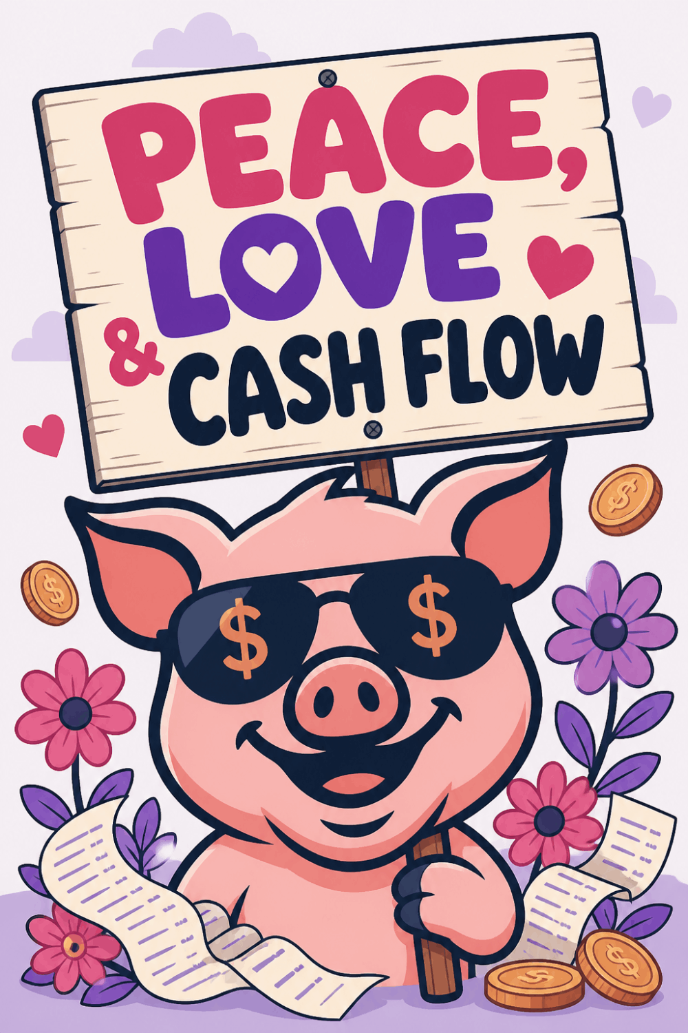 Peace, love & cash flow.