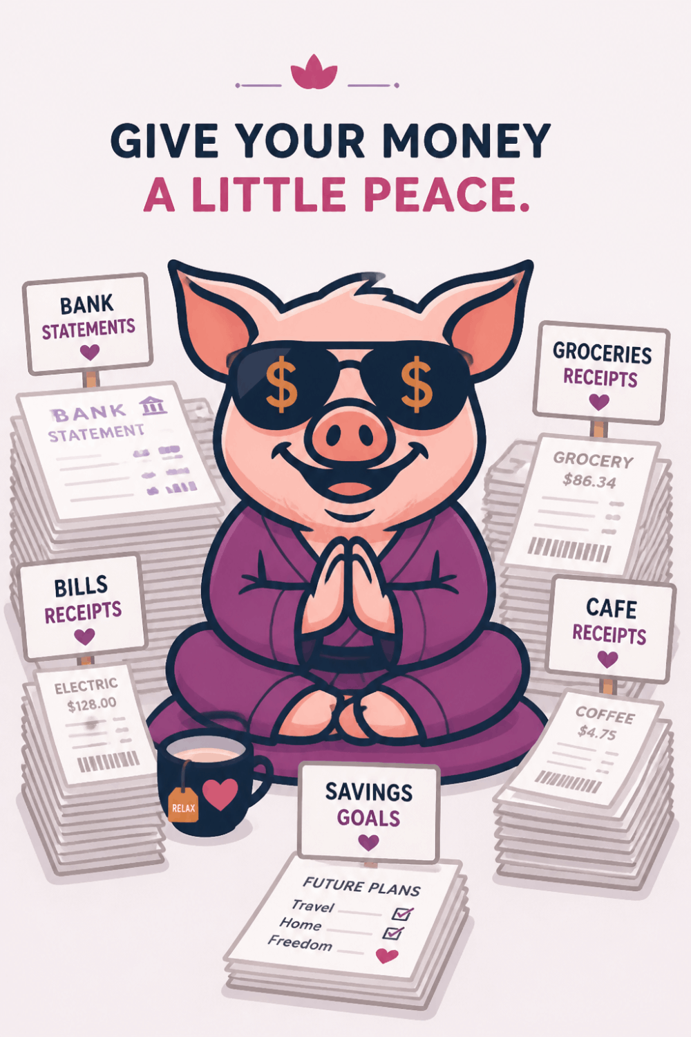 Give your money a little peace.