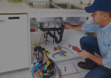 a plumbing service on a residential kitchen in a home a plumbing service on a residential kitchen in a home