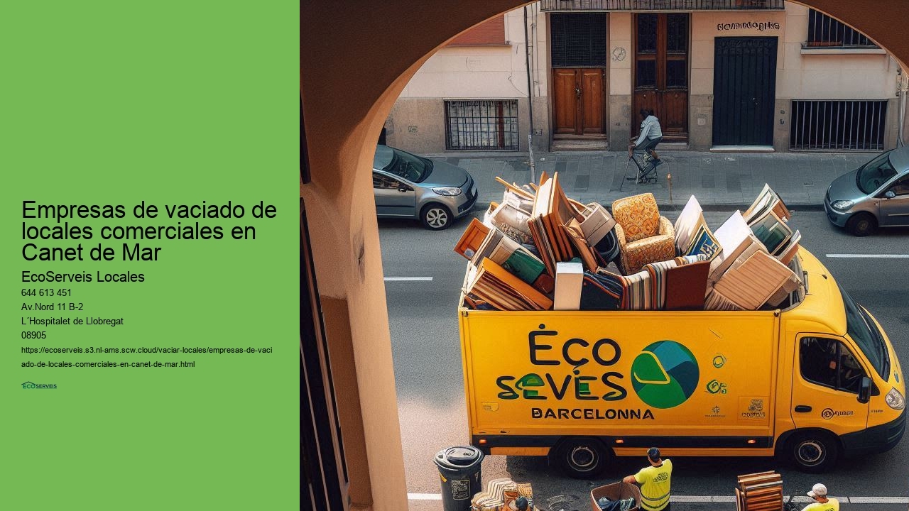 Experiencia y eficiencia en la limpieza de locales comerciales en Canet de Mar