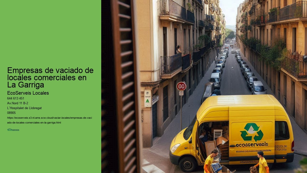 EcoServeis La Garriga: servicios adaptados a su negocio