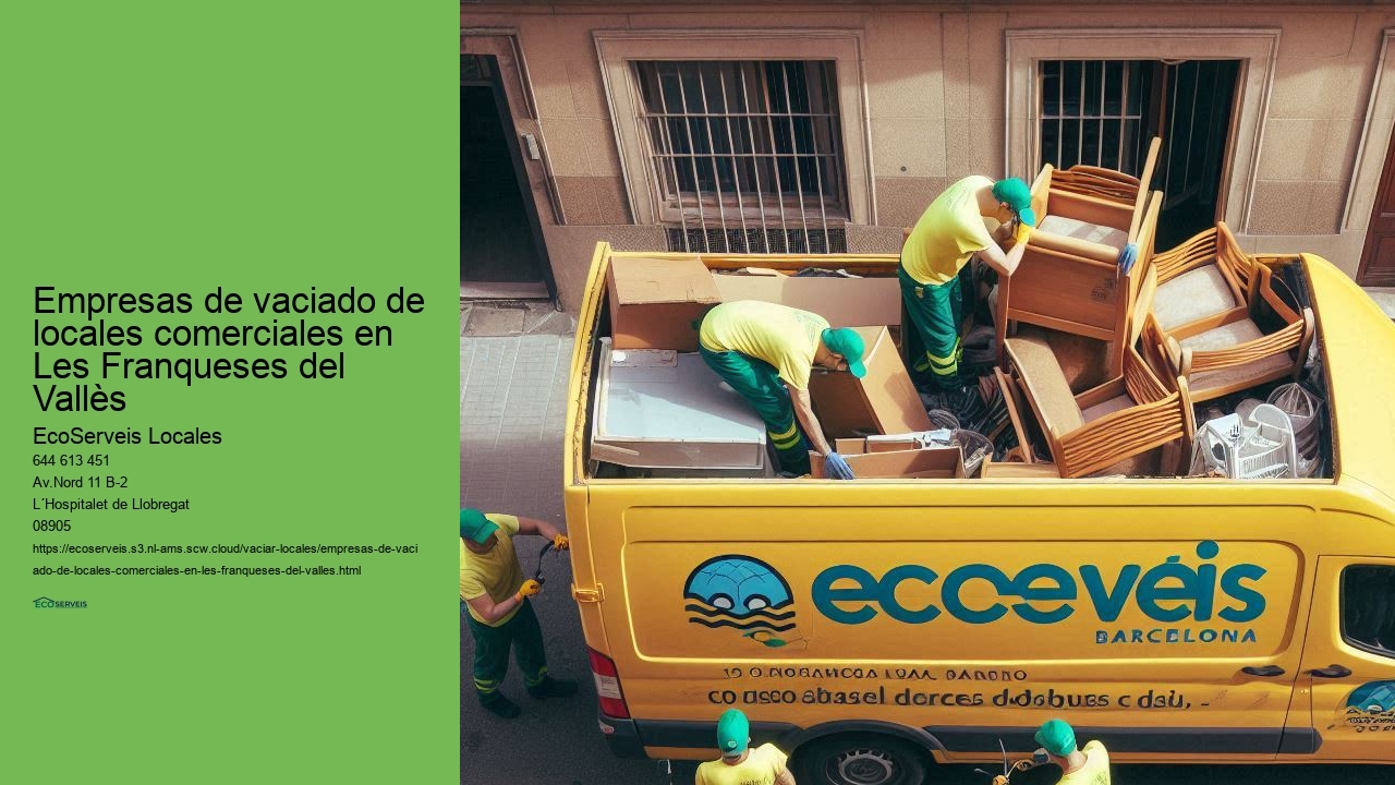 Soluciones de EcoServeis para la gestión de locales comerciales en Les Franqueses del Vallès