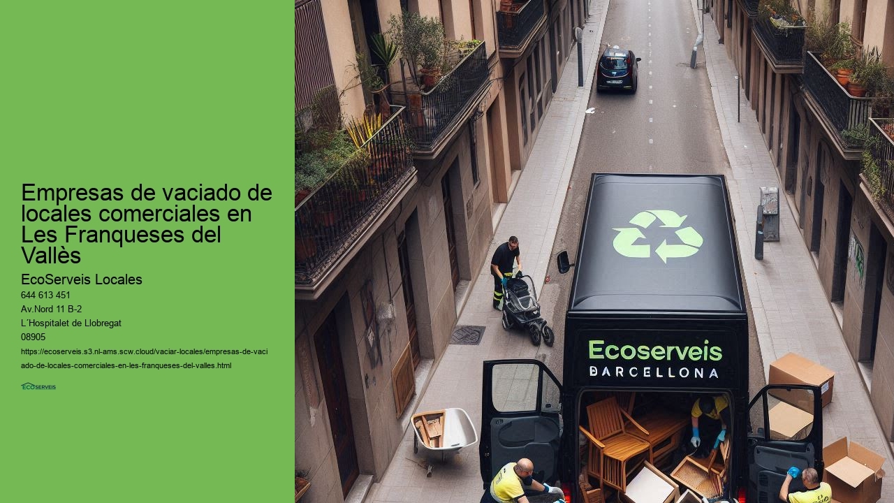Servicios para venta y alquiler de locales comerciales en Les Franqueses del Vallès