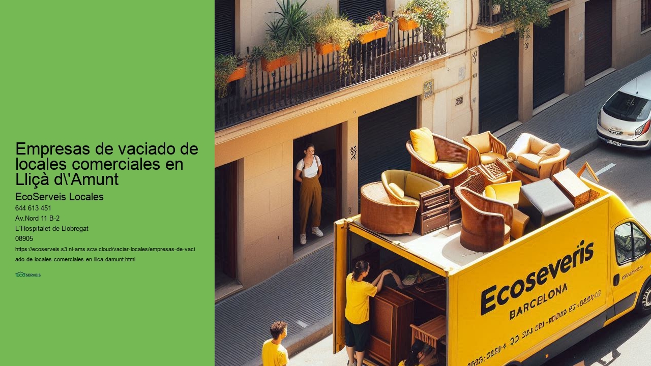 Servicio para venta y renovación de locales comerciales en Lliçà d'Amunt