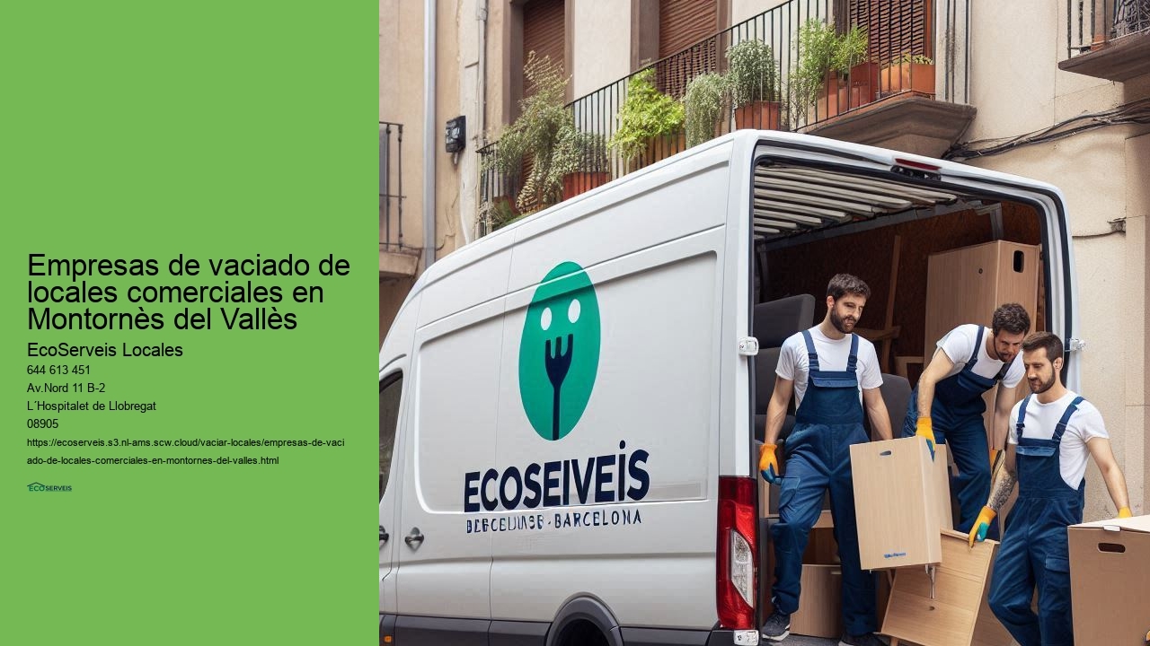 Limpieza y vaciado de locales comerciales para diferentes tipos de negocios