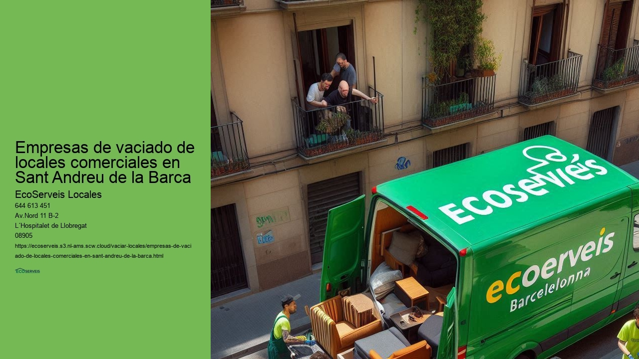 Soluciones de EcoServeis para la gestión de locales comerciales en Sant Andreu de la Barca