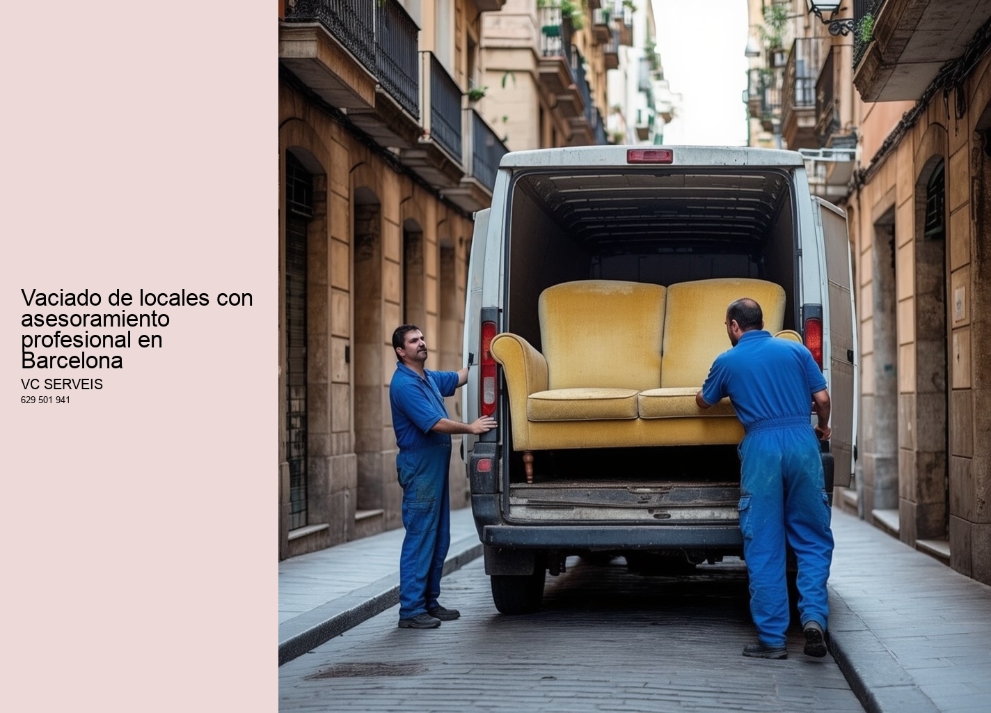 Vaciado de locales con asesoramiento profesional en Barcelona
