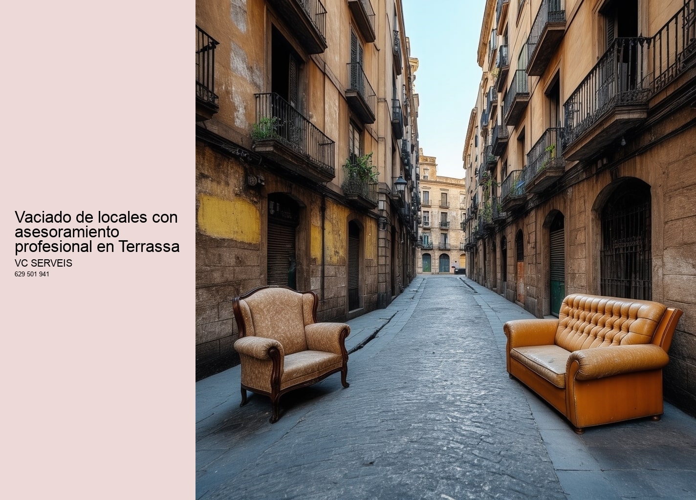 Vaciado de locales con asesoramiento profesional en Terrassa