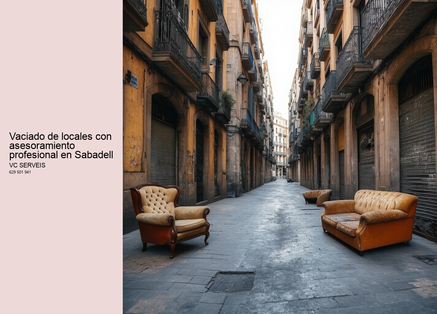 Vaciado de locales con asesoramiento profesional en Sabadell
