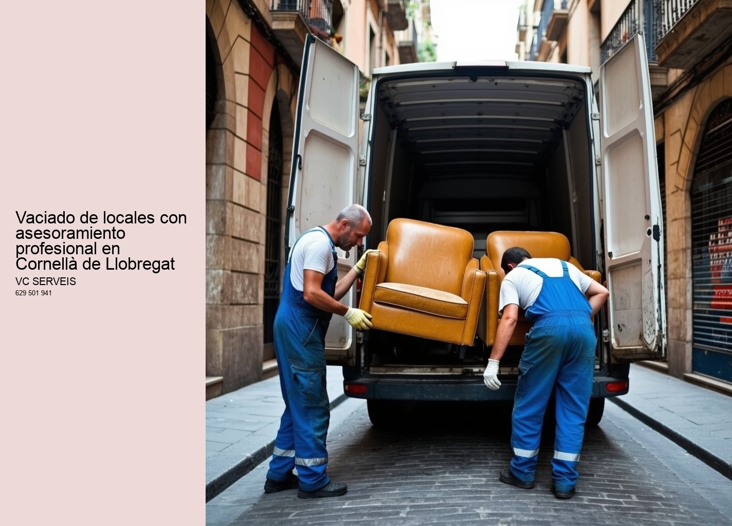 Vaciado de locales con asesoramiento profesional en Cornellà de Llobregat