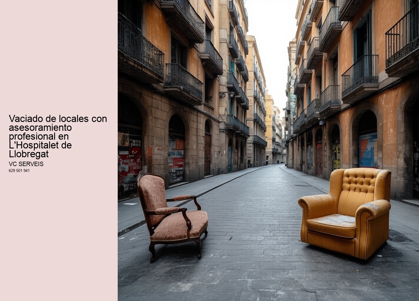 Vaciado de locales con asesoramiento profesional en L'Hospitalet de Llobregat