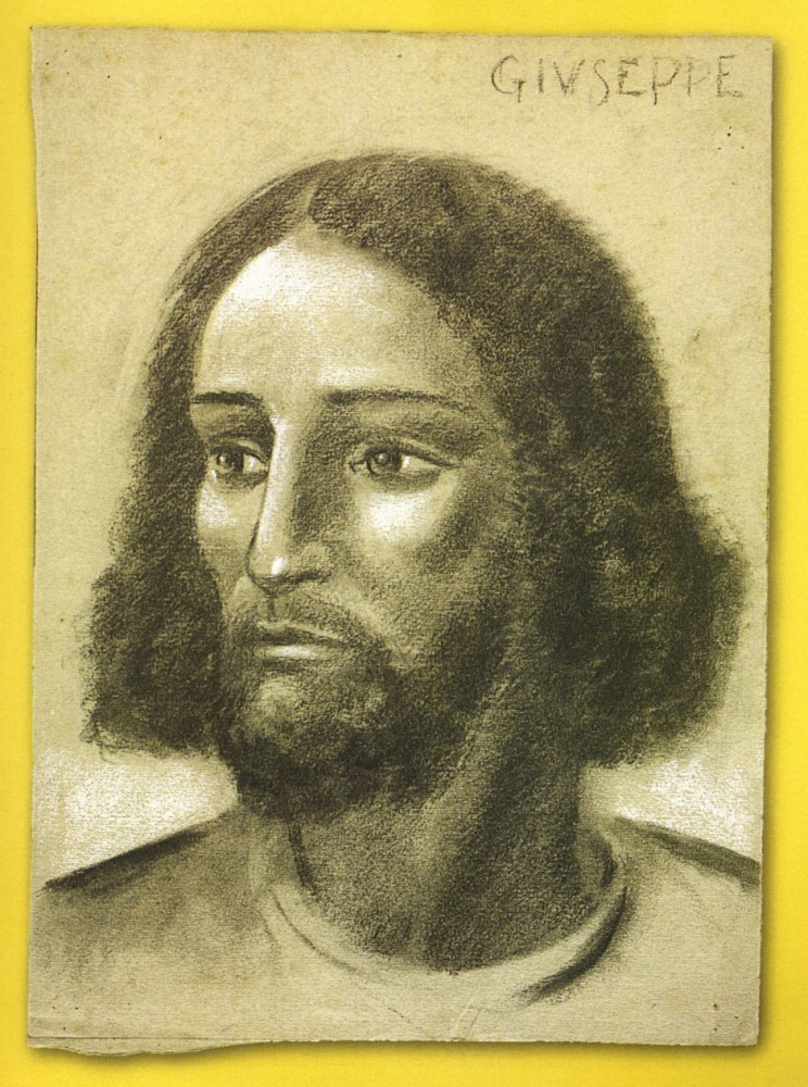 Disegno su carta realizzato da Lorenzo Ferri con la supervisione di Maria Valtorta