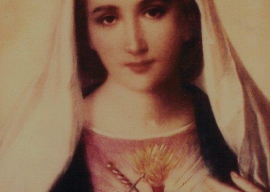 Primo giorno della Novena al Cuore Immacolato della B. V. Maria Regina