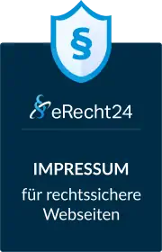 eRecht24 Siegel: Impressum