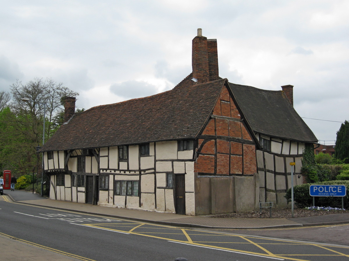 Stradford upon Avon, kenmerkend vakwerkhuis voor deze streek