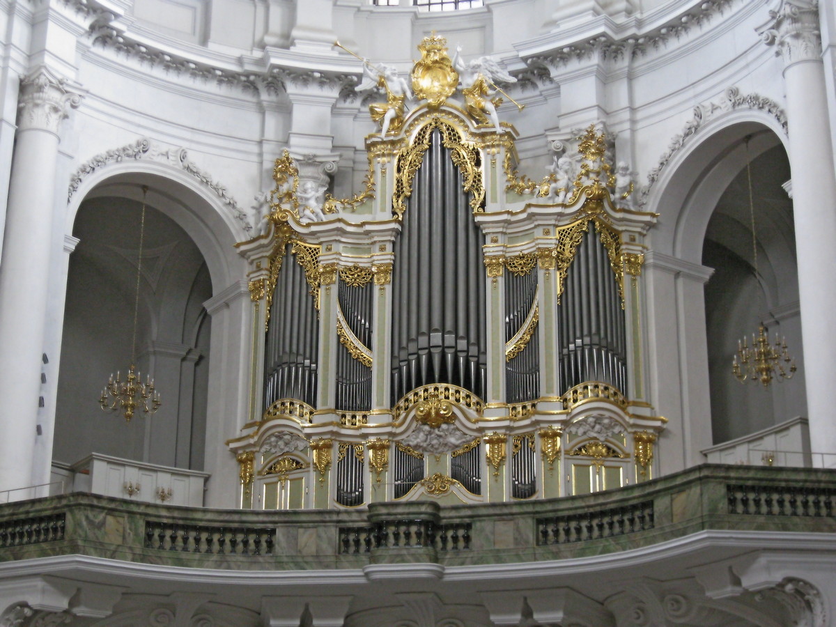 Dresden, Hofkirche, orgel van Silbermann