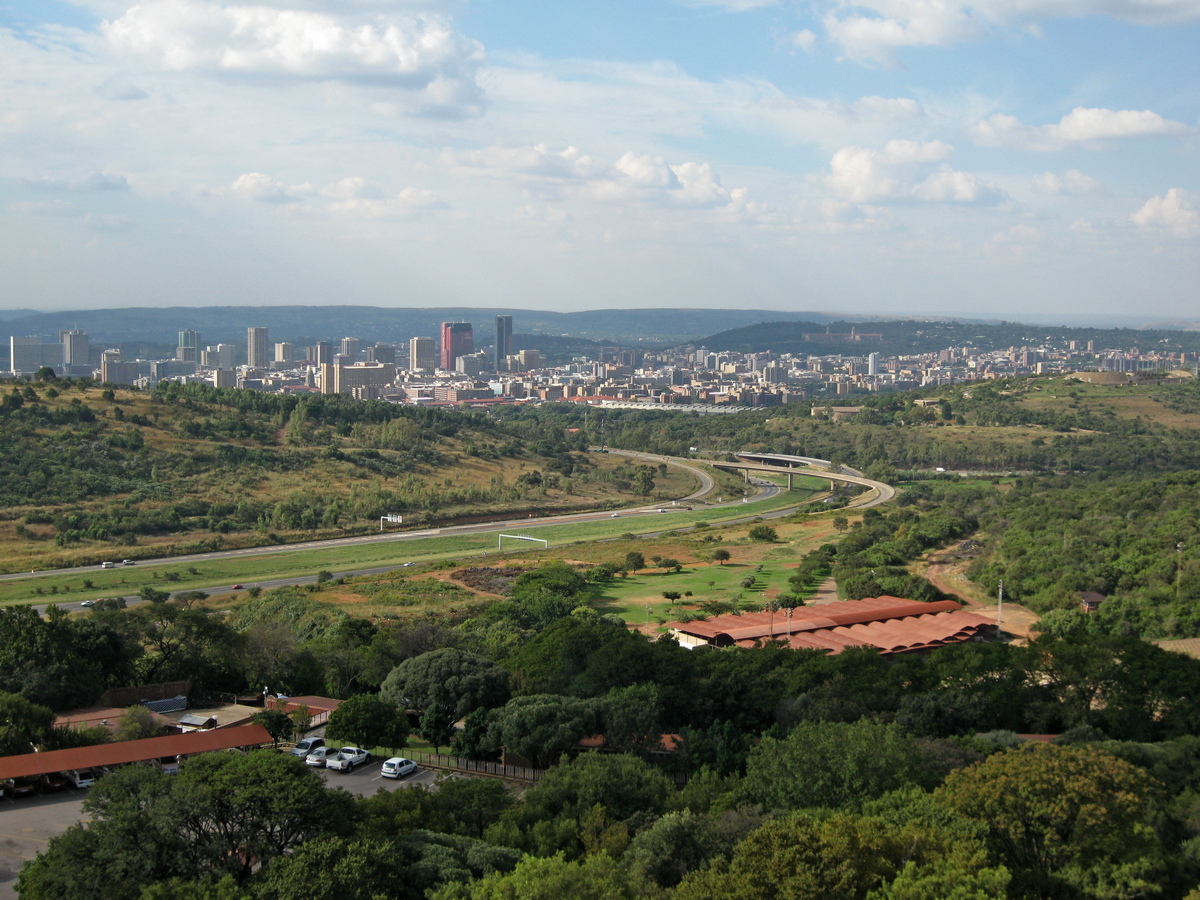 Pretoria, gezien vanaf het Voortrekkermonument