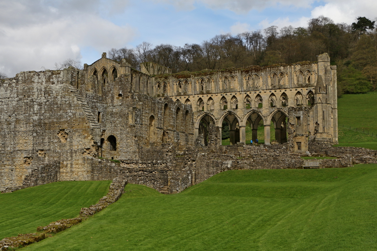 De ruïnes van Rievaulx Abbey