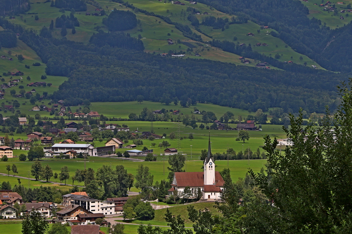 Giswil vanaf Brünigpasweg