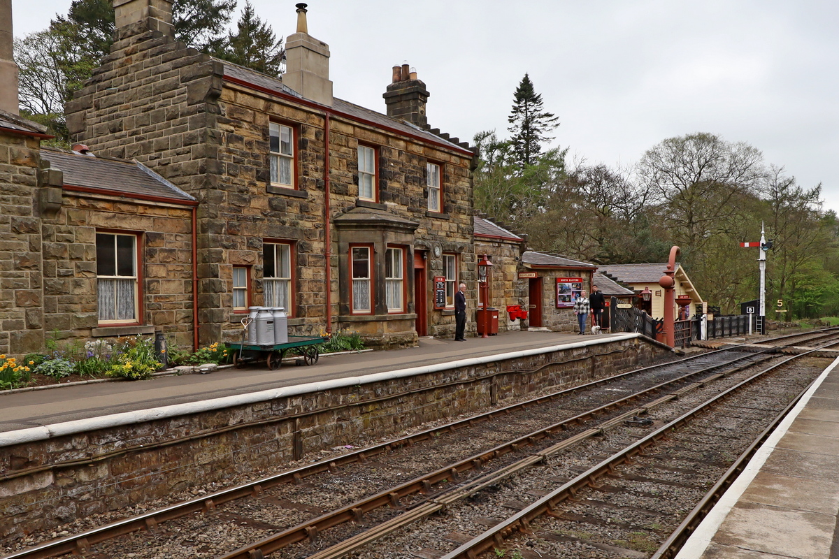 Goathland Station, North Yorkshire Moors Railway. Van Stillington naar Goathland