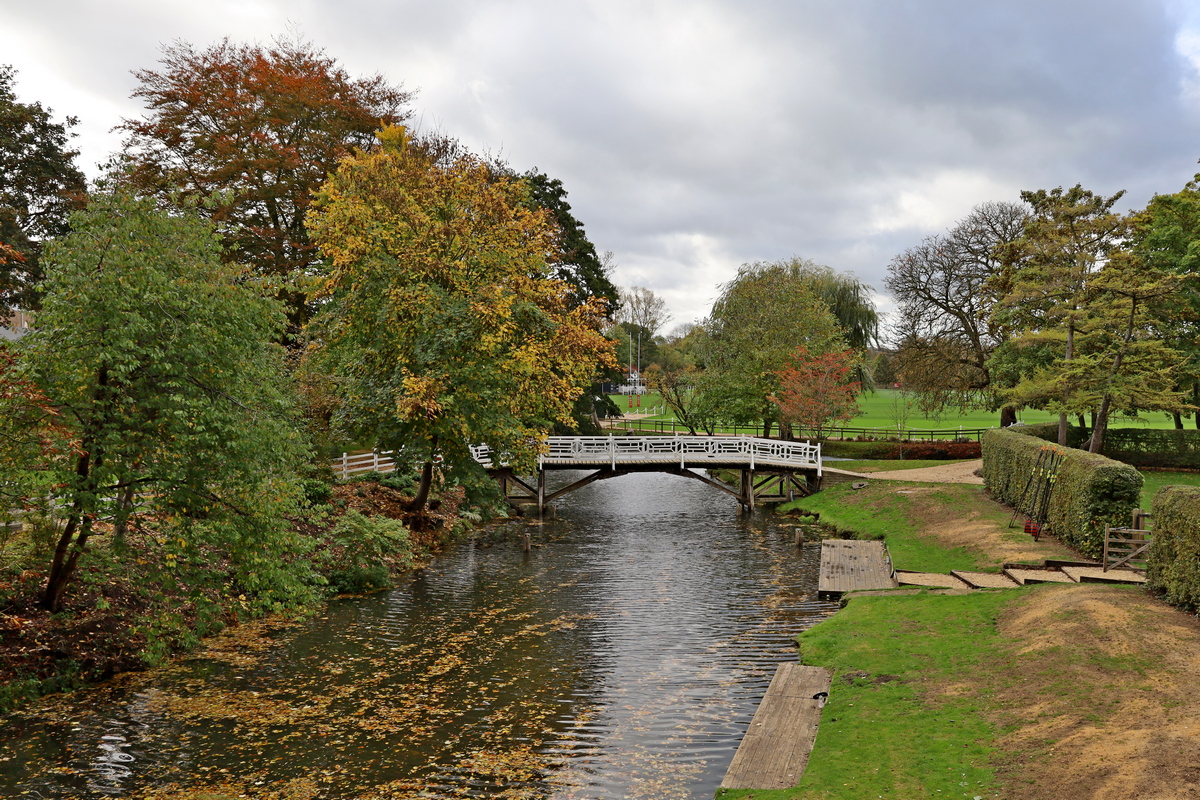 Magdalen Bridge over de River Cherwell, Oxford