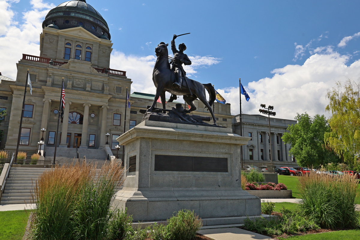 Standbeeld van Thomas Francis Maegher, State Capitol Montana