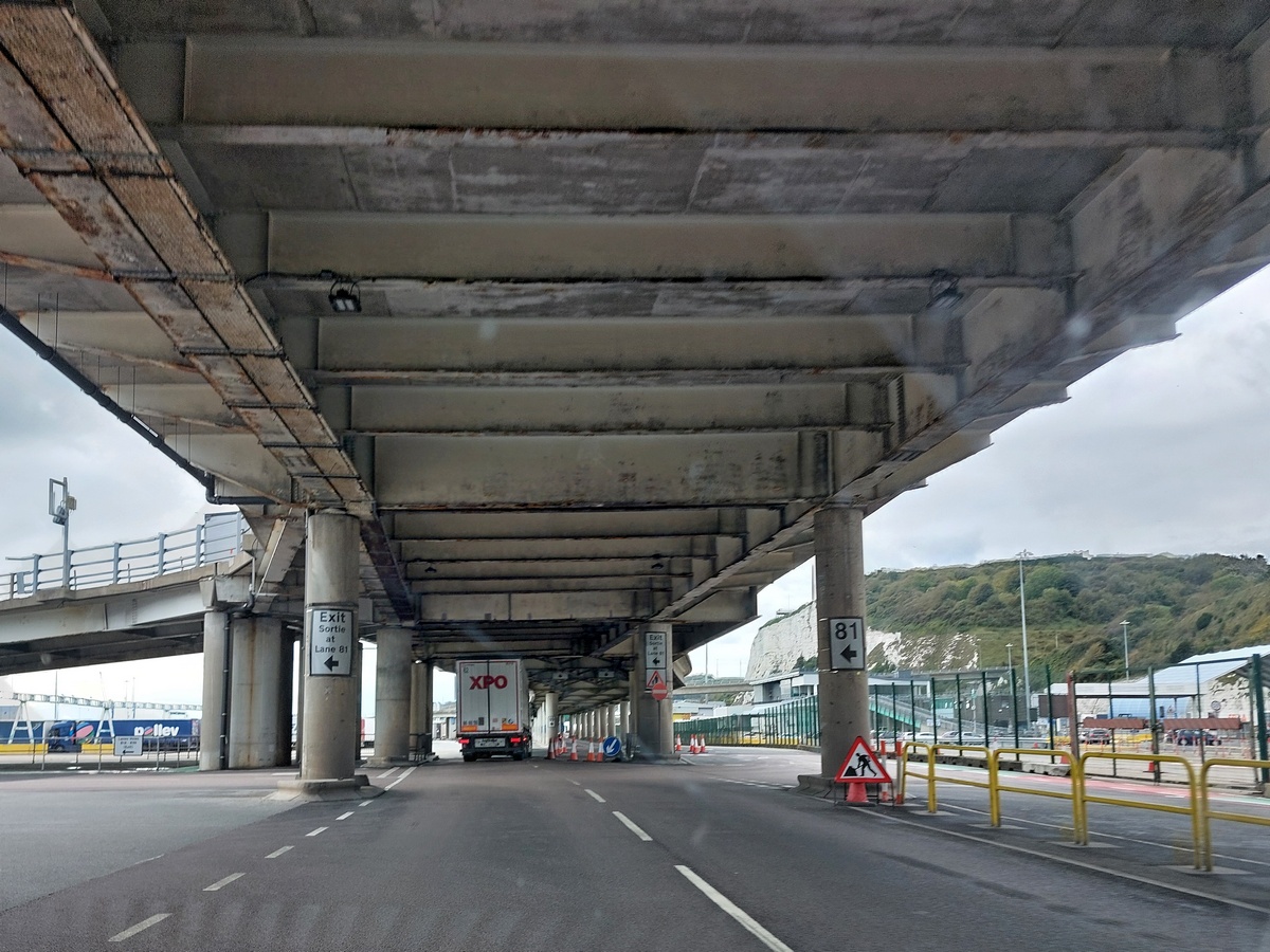 De veerhaven in Dover