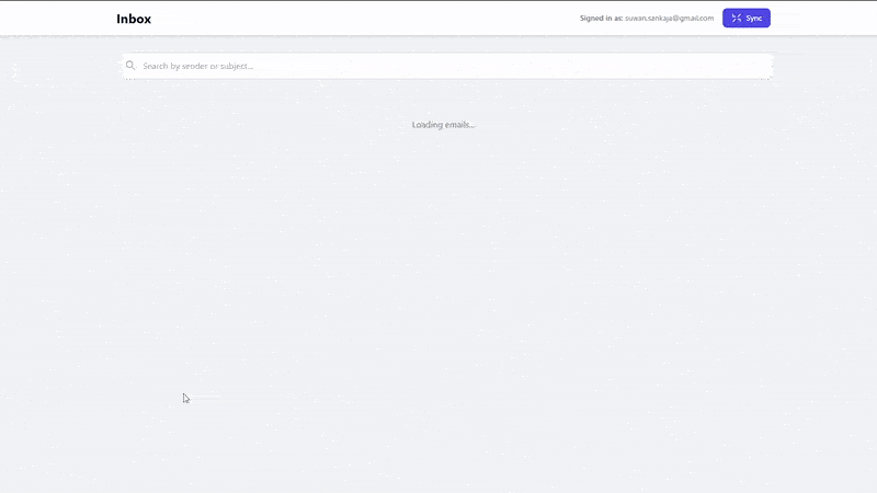 Gmail Client Project