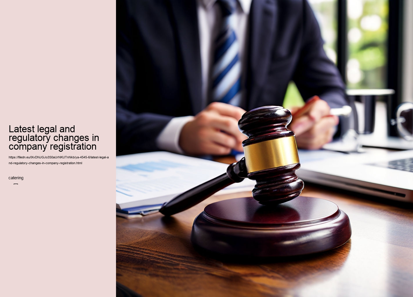 Latest legal and regulatory changes in company registration