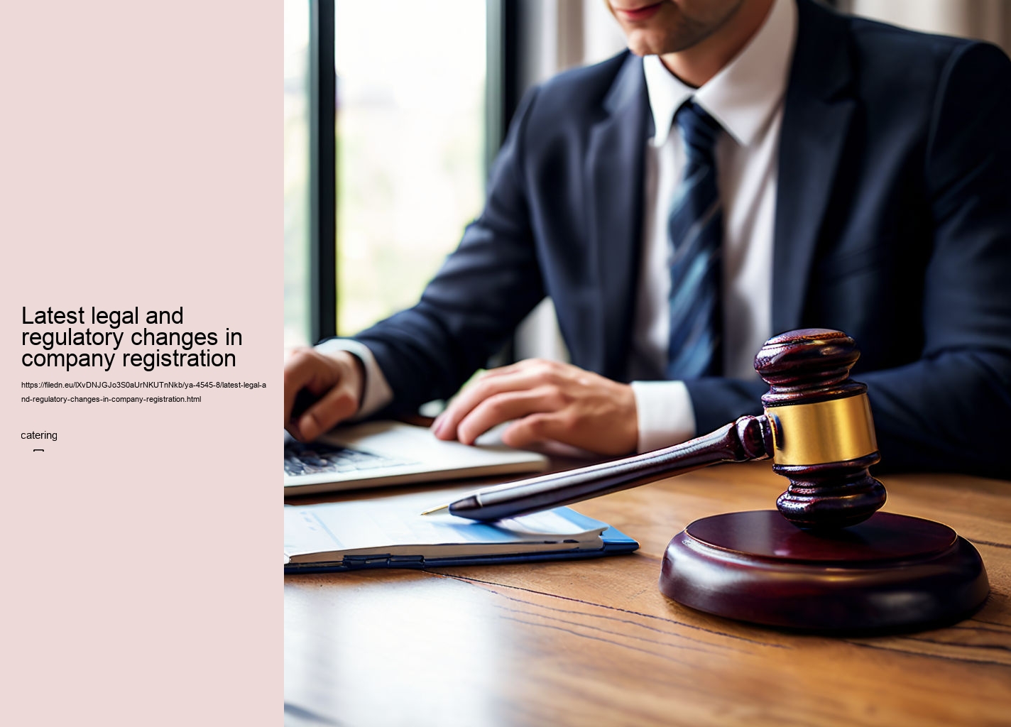 Latest legal and regulatory changes in company registration