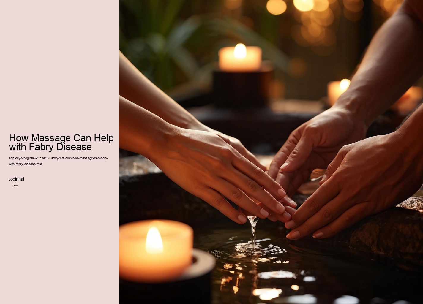 How Massage Can Help with Fabry Disease