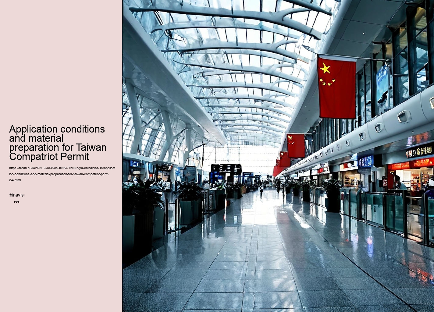 Application conditions and material preparation for Taiwan Compatriot Permit