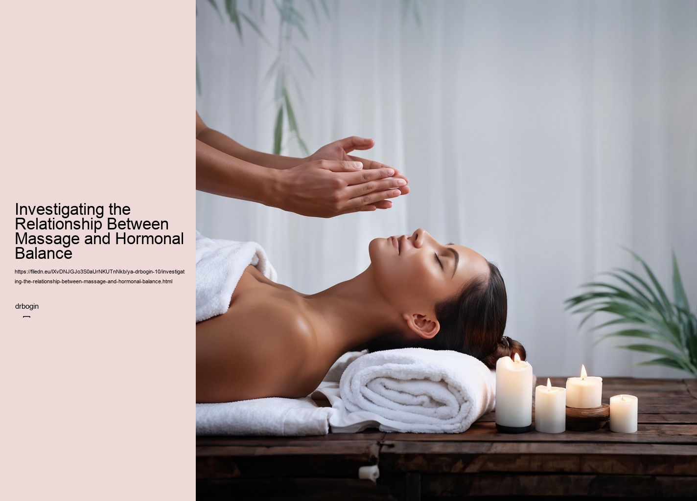 Investigating the Relationship Between Massage and Hormonal Balance