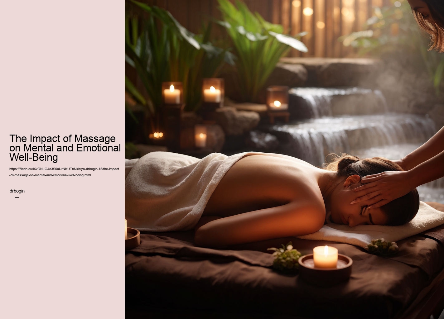 The Impact of Massage on Mental and Emotional Well-Being