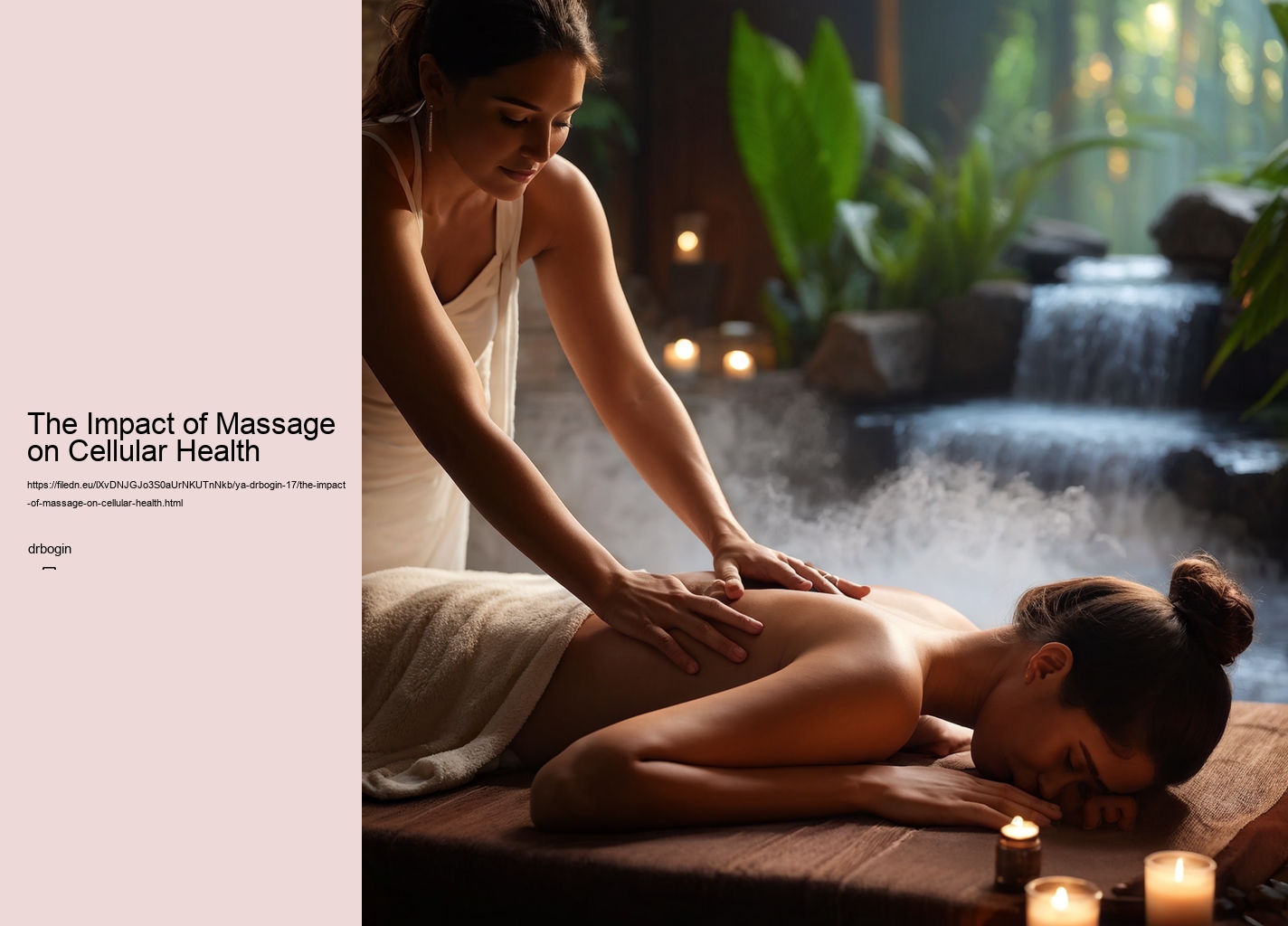 The Impact of Massage on Cellular Health