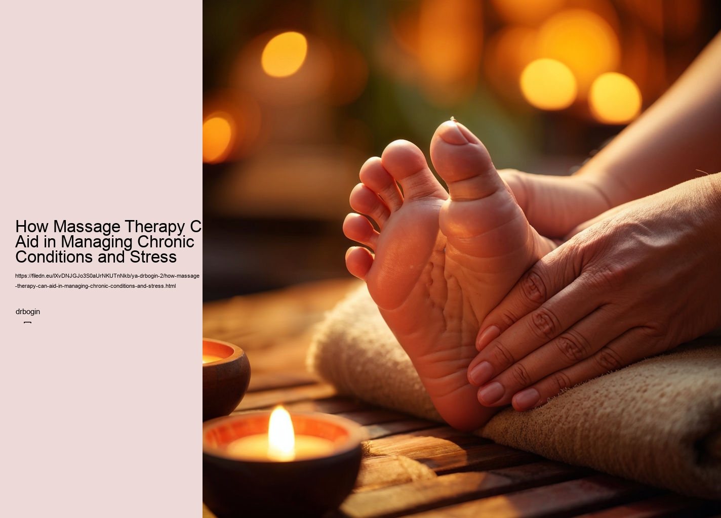 How Massage Therapy Can Aid in Managing Chronic Conditions and Stress