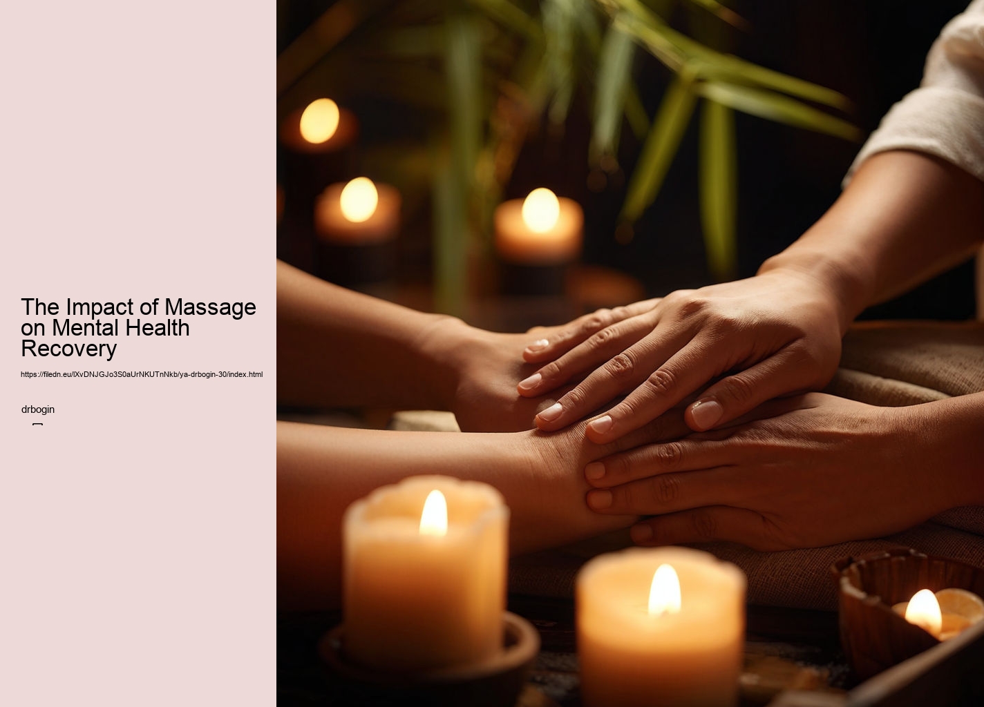 The Impact of Massage on Mental Health Recovery