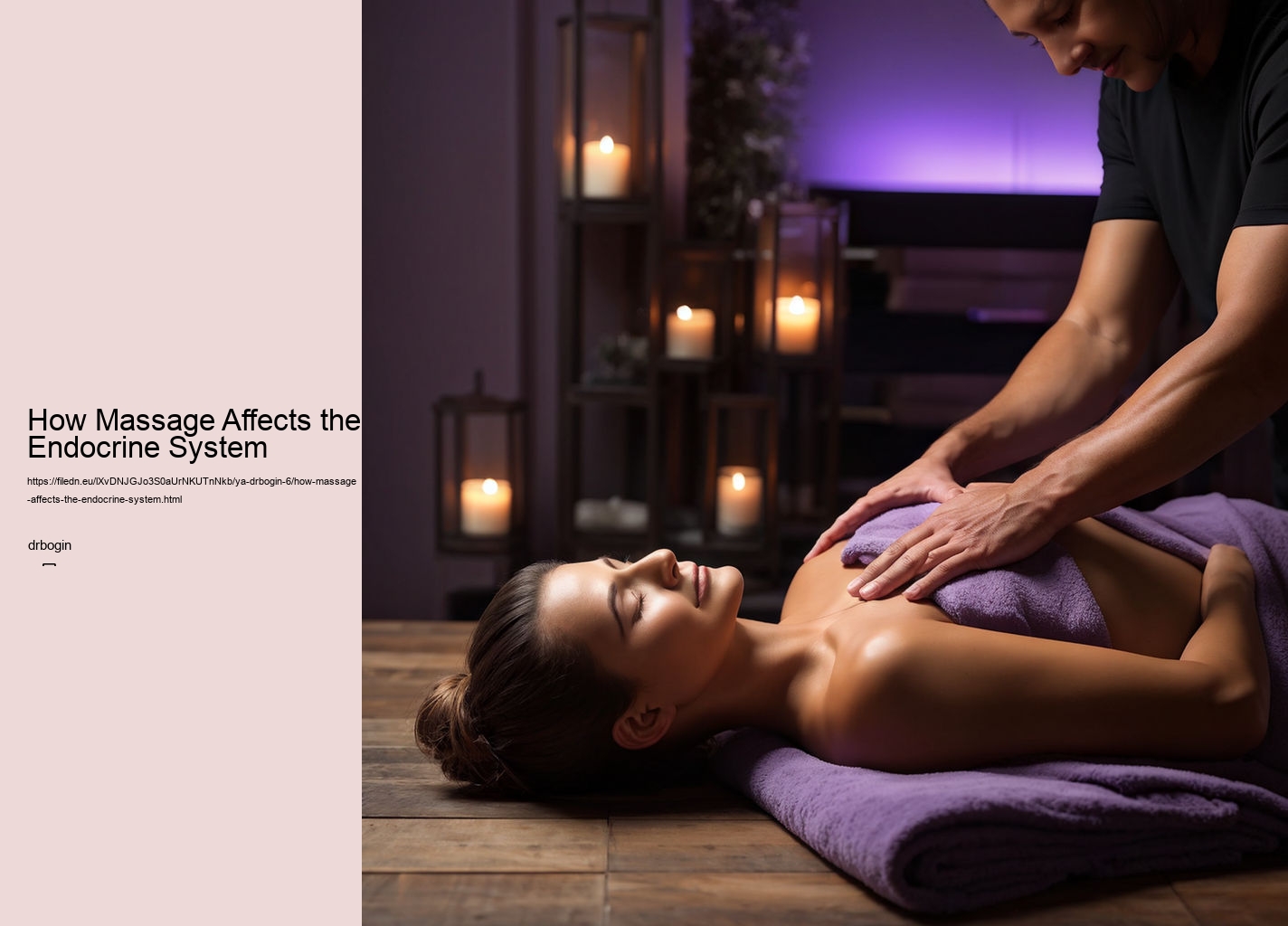 How Massage Affects the Endocrine System