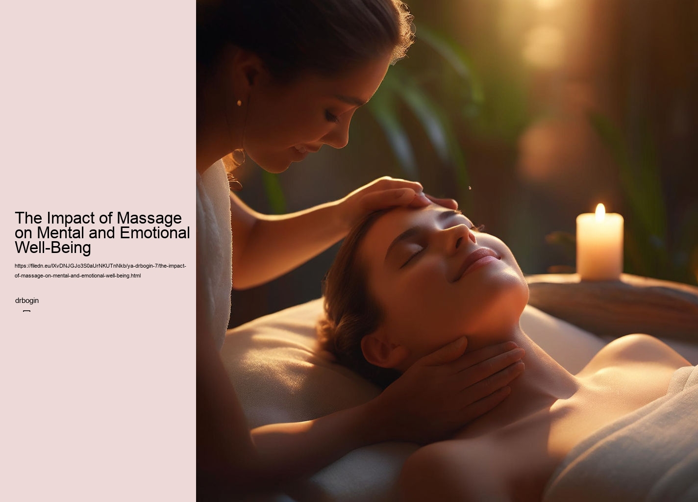 The Impact of Massage on Mental and Emotional Well-Being