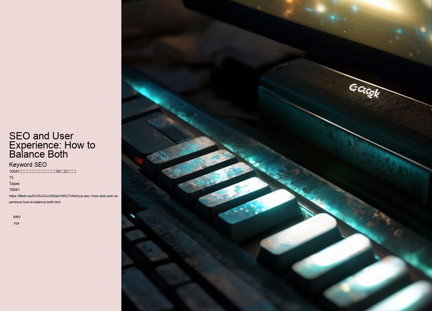 SEO and User Experience: How to Balance Both
