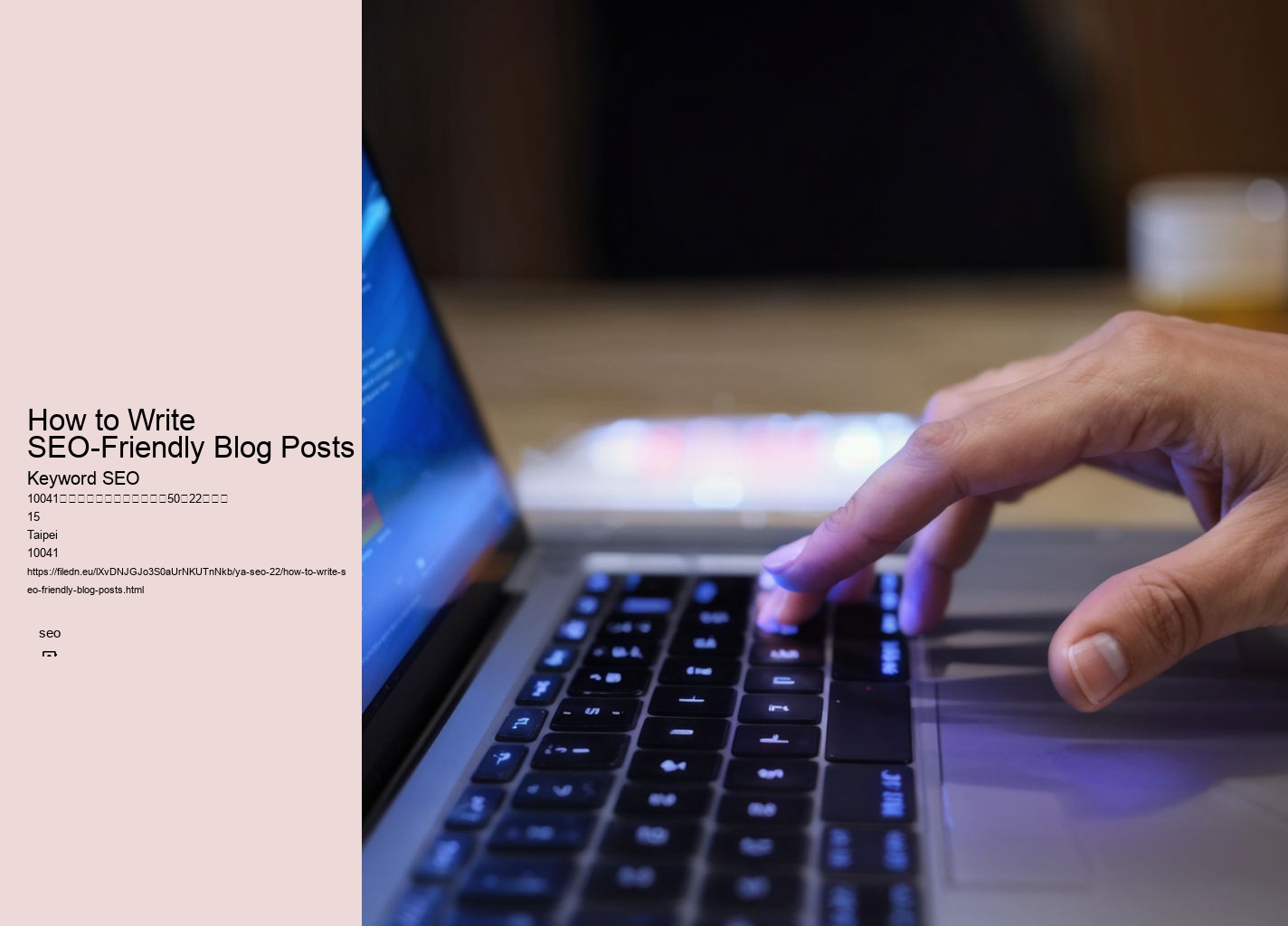 How to Write SEO-Friendly Blog Posts