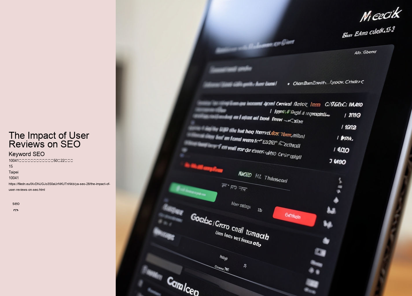 The Impact of User Reviews on SEO