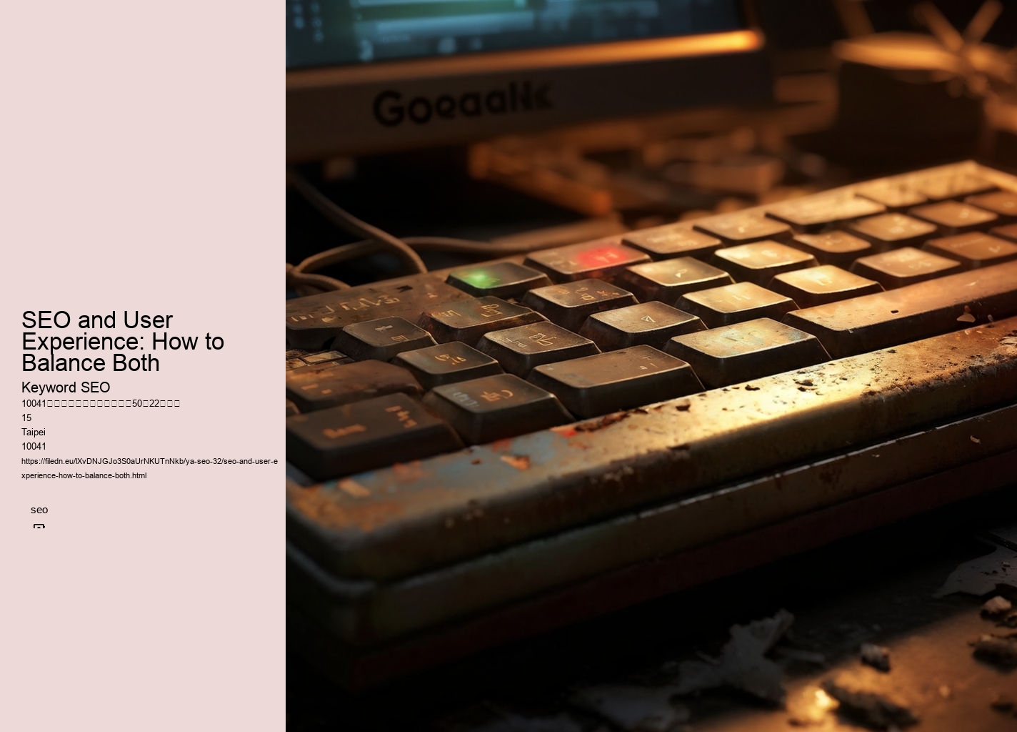 SEO and User Experience: How to Balance Both