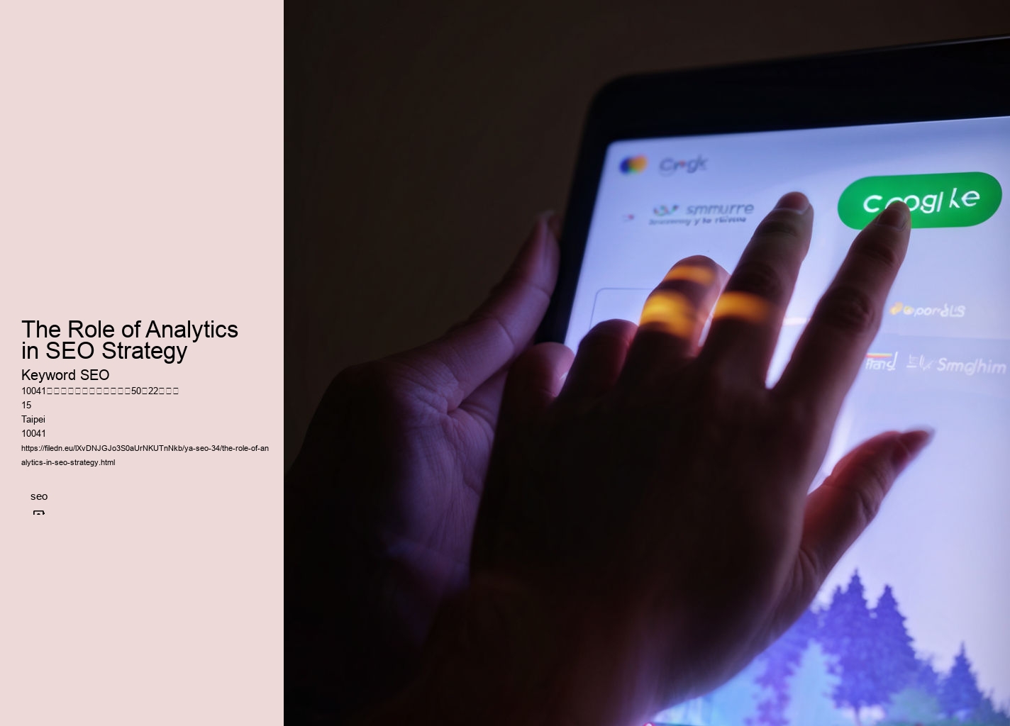 The Role of Analytics in SEO Strategy