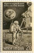 First Man on the Moon 20 Paise