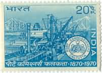 Calcutta Port Commissioner 20 Paise