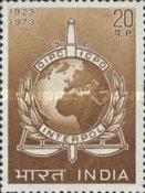 Interpol 50th Anniversary 20 Paise