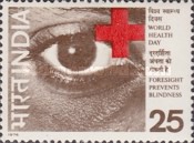 World Health Day Prevention of Blindness 25 Paise