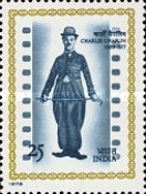 Charlie Chaplin Commemoration 25 Paise