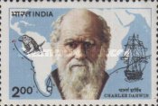 Darwin and Map of Voyage — 2.00R